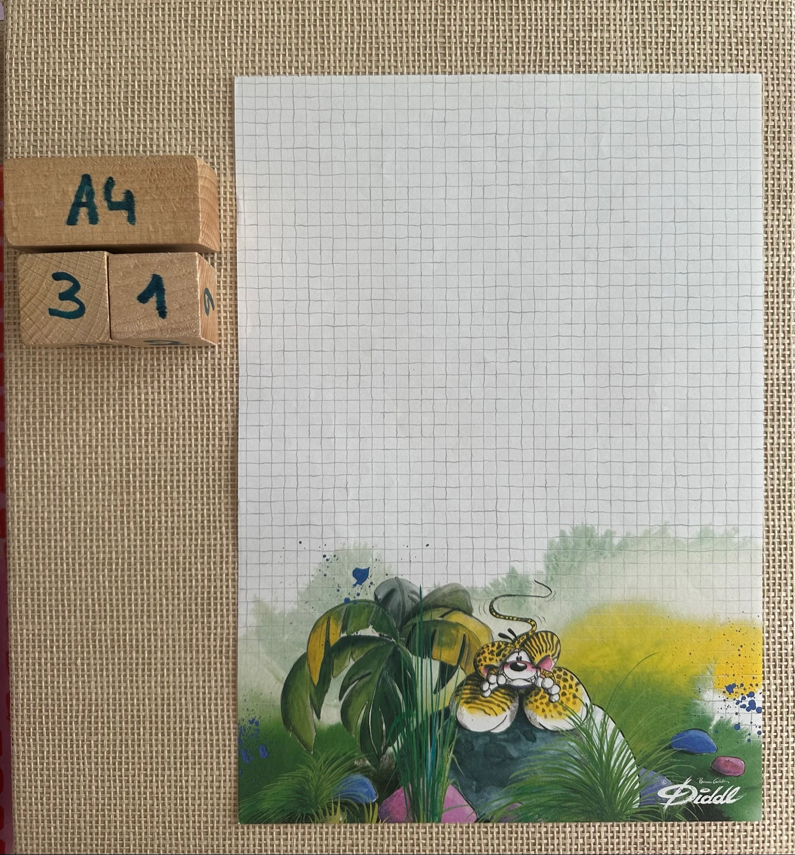 Diddl wit briefpapier A5 nr.